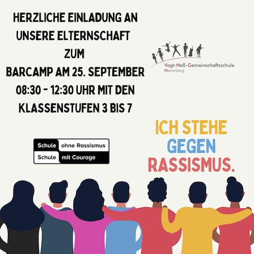 Flyer zum Barcamp am 25.09.2024 für die Klassenstufen 3 bis 7